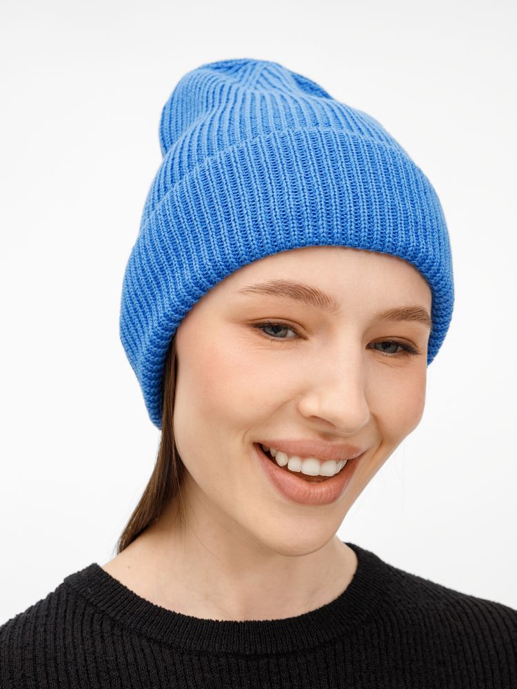 Шапка Nobilis Mono, синяя (аква) — изображение 6