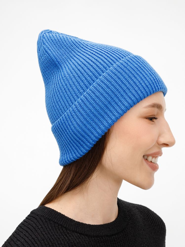 Шапка Nobilis Mono, синяя (аква) — изображение 7