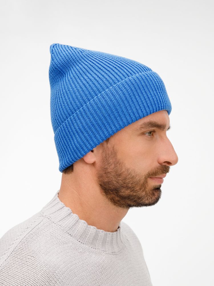 Шапка Nobilis Mono, синяя (аква) — изображение 5