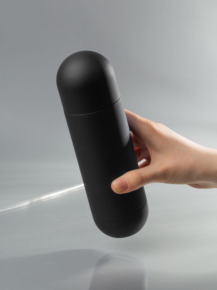 Термос Tubula Soft Touch, черный — изображение 4