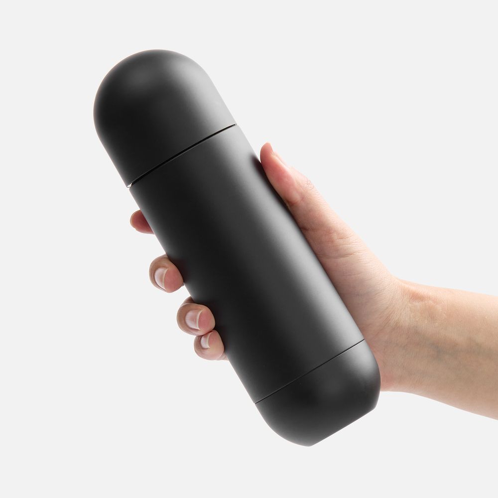 Термос Tubula Soft Touch, черный — изображение 3