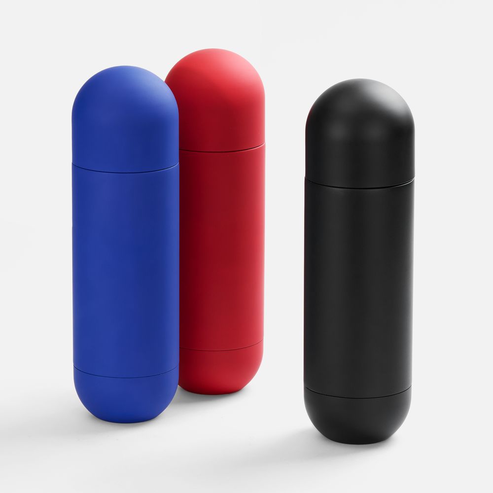 Термос Tubula Soft Touch, черный — изображение 4