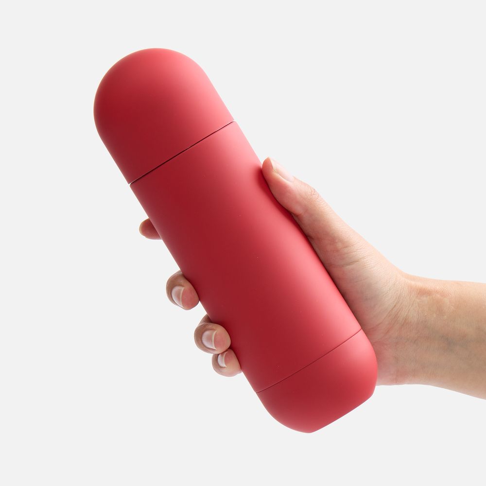 Термос Tubula Soft Touch, красный — изображение 3