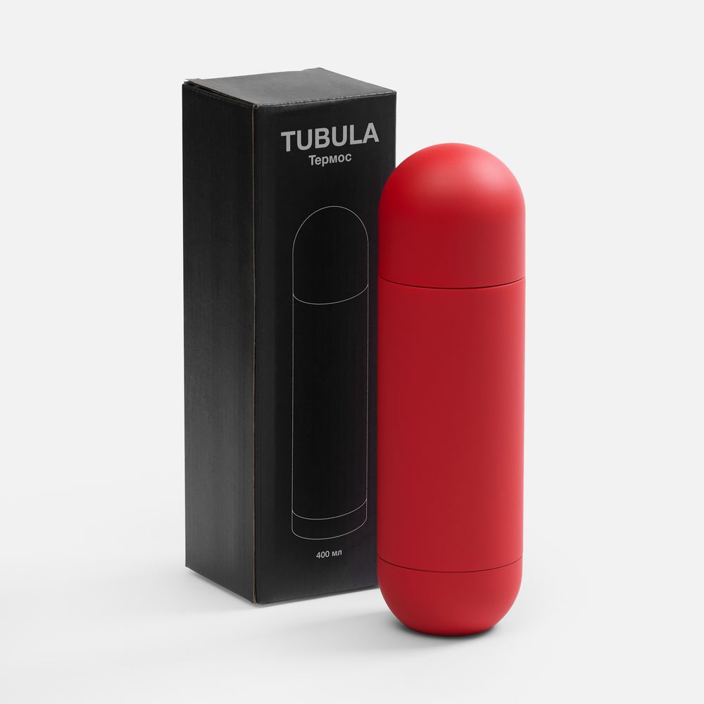 Термос Tubula Soft Touch, красный — изображение 5