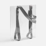 Шопер Clear Fest, ver.2, прозрачный с серыми ручками