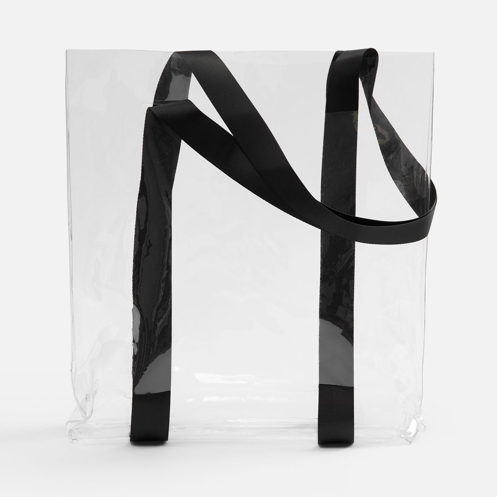 Шопер Clear Fest, ver.2, прозрачный с черными ручками — изображение 3