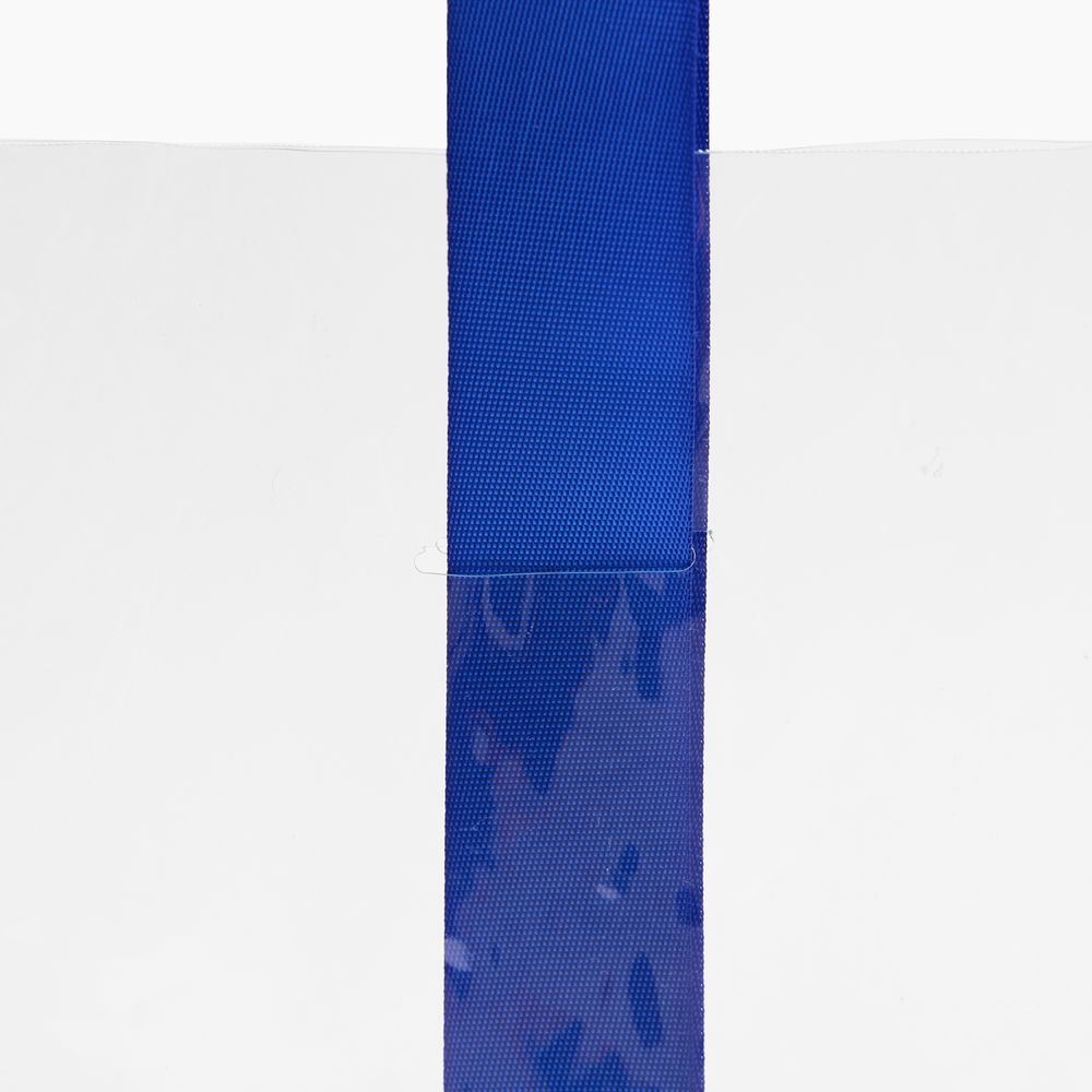 Шопер Clear Fest, ver.2, прозрачный с синими ручками — изображение 6