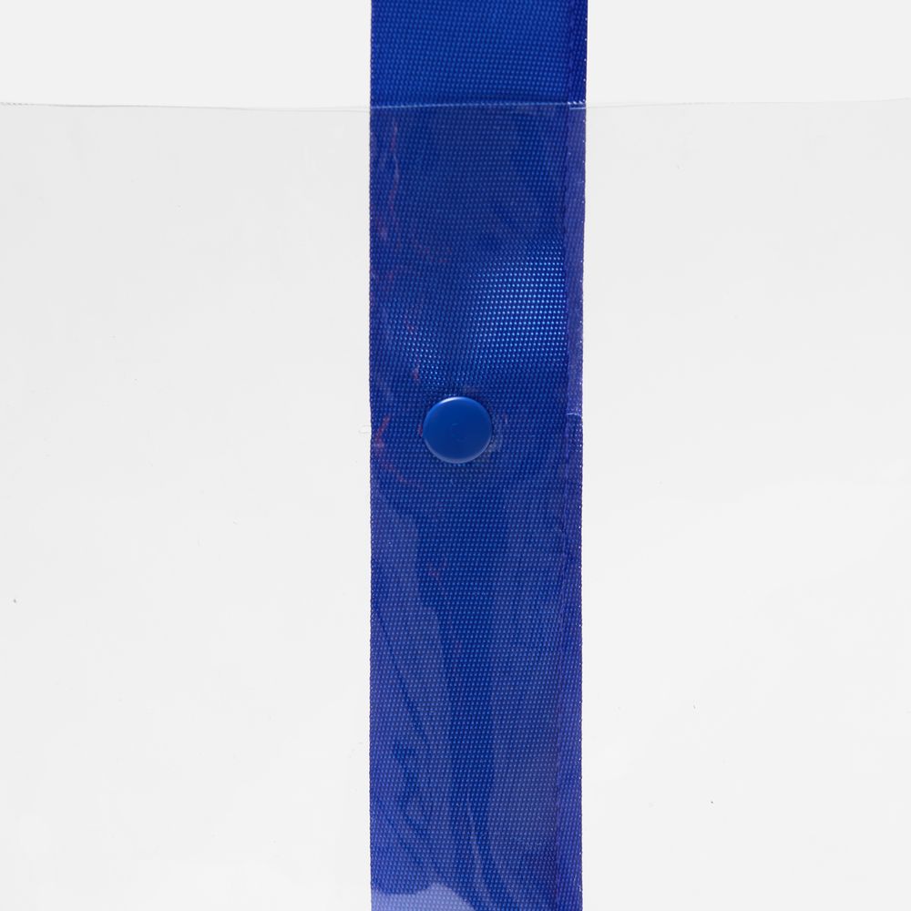 Шопер Clear Fest, ver.2, прозрачный с синими ручками — изображение 7