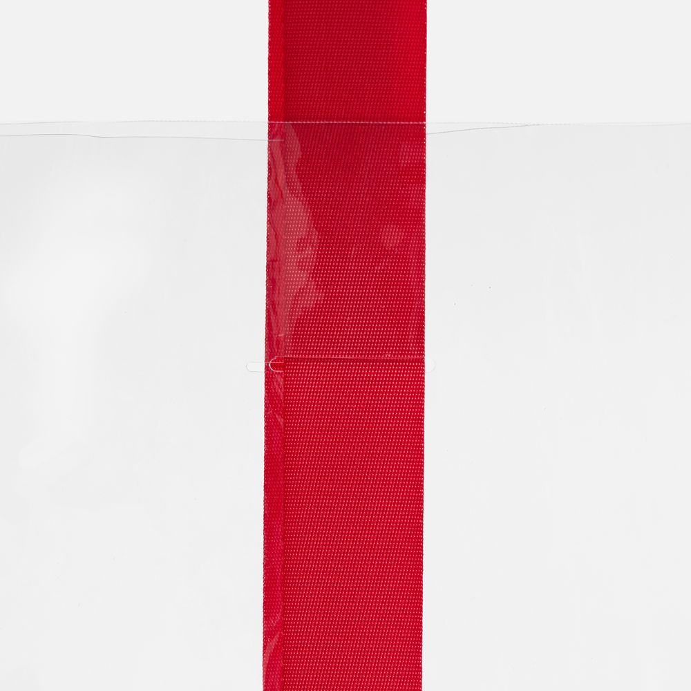 Шопер Clear Fest, ver.2, прозрачный с красными ручками — изображение 6