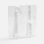 Шопер Clear Fest, ver.2, прозрачный с белыми ручками