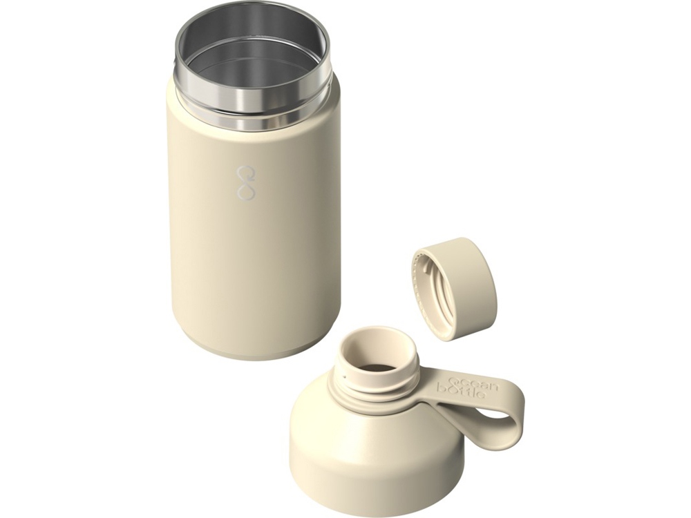 Бутылка для воды Ocean Bottle с вакуумной изоляцией объемом 750 мл, песочный — изображение 4