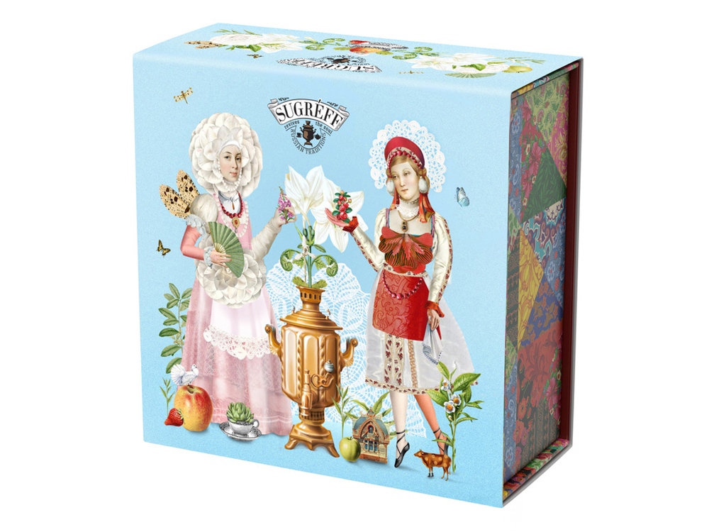Подарочный набор c купажами чая Цветущий сад в подарочной упаковке — изображение 3