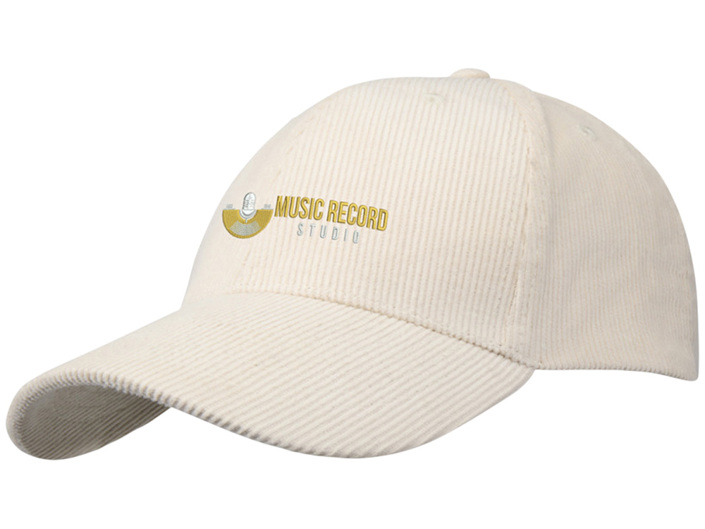 Hutton 6-панельная бейсболка из переработанного хлопка - Sandstone — изображение 4