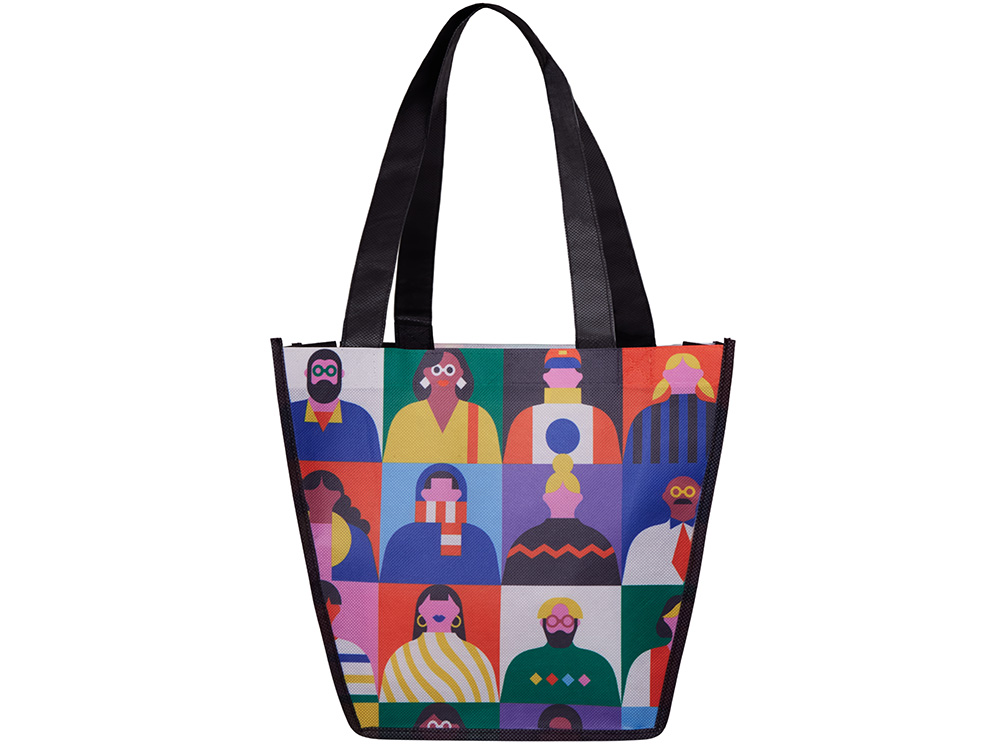 Сумка для шопинга с донной складкой и ручкой из нетканого PET материала — изображение 4