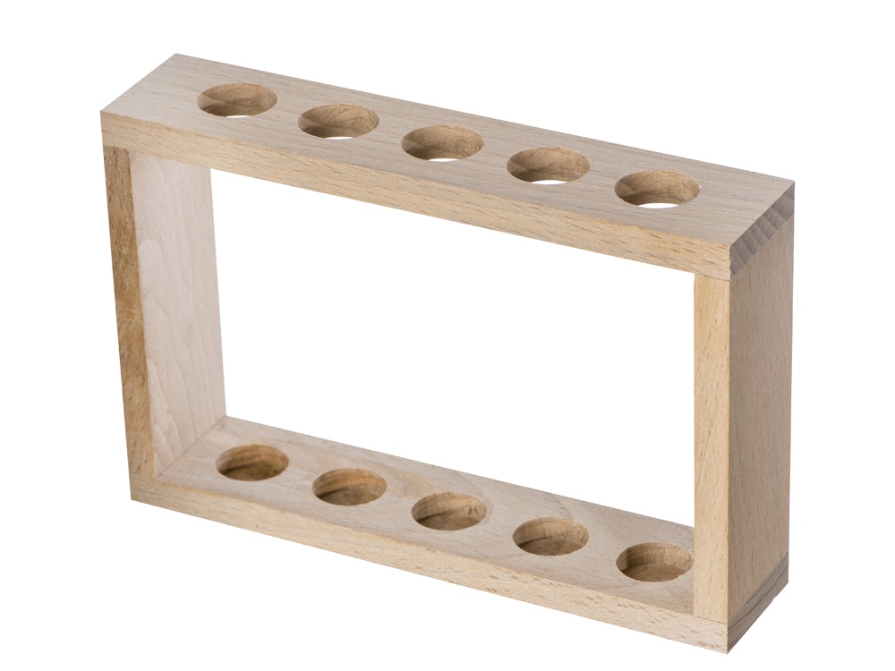 Набор Delish из пяти специй в подставке из бука — изображение 5