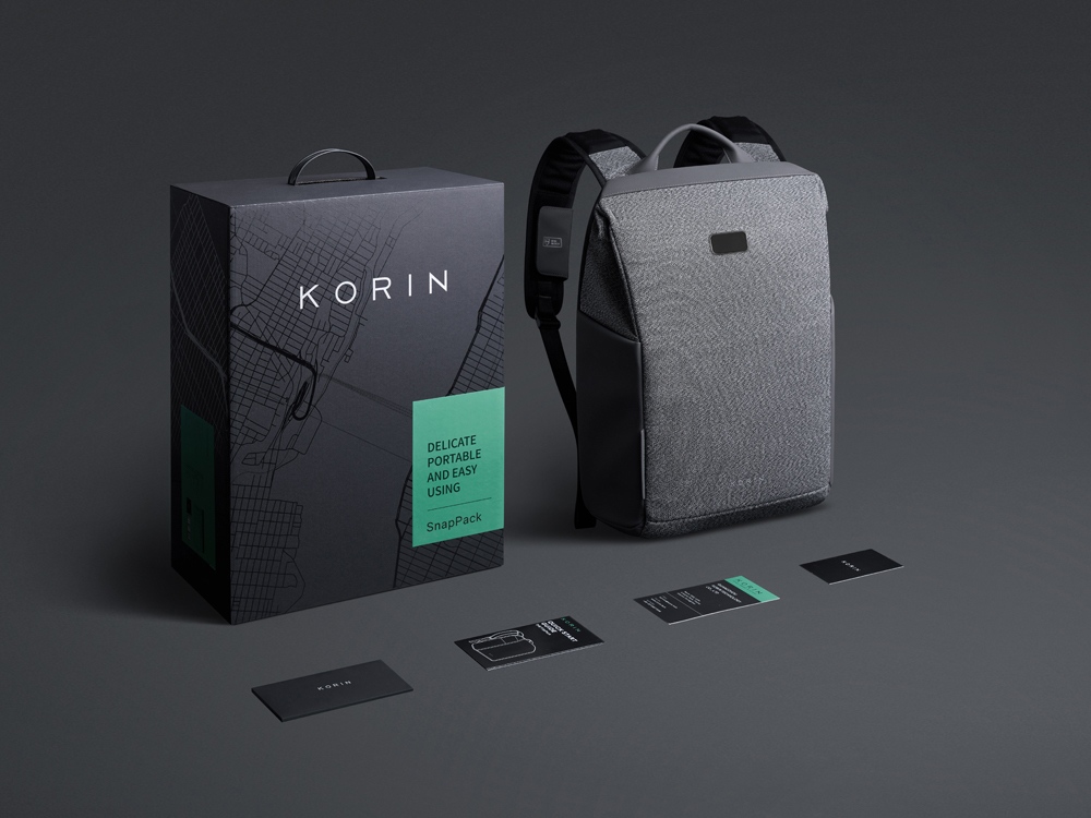 Антикражный рюкзак SnapPack для ноутбука 16, серый — изображение 24