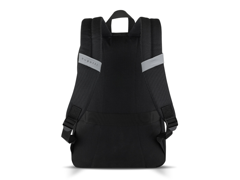 Рюкзак BUGATTI Blanc Delight, чёрный, нейлон RPET600D/тарпаулин/полиэстер, 32х15х45 см, 20 л — изображение 8