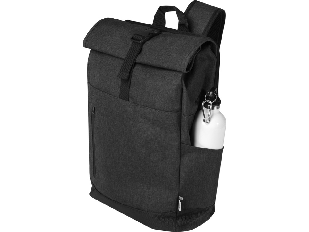 Складной рюкзак для ноутбука размером 15,6 дюймов Hoss, угольный — изображение 4