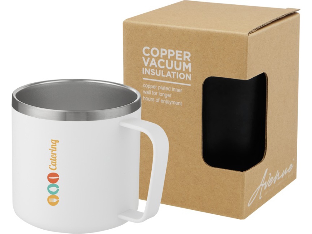 Jetta, медная кружка объемом 350 мл с вакуумной изоляцией, белый — изображение 6