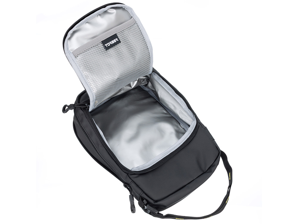 Термосумка для ланча TORBER, чёрный, полиэстер, 20 х 5,5 х 28 см — изображение 6