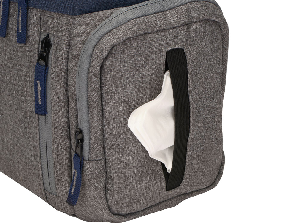 Сумка-холодильник Festival, серый/синий — изображение 8