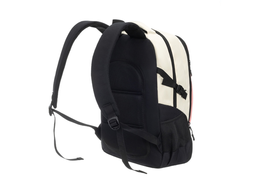 Рюкзак TORBER CLASS X, персиковый, 46 x 32 x 18 см + Мешок для сменной обуви в подарок! — изображение 3