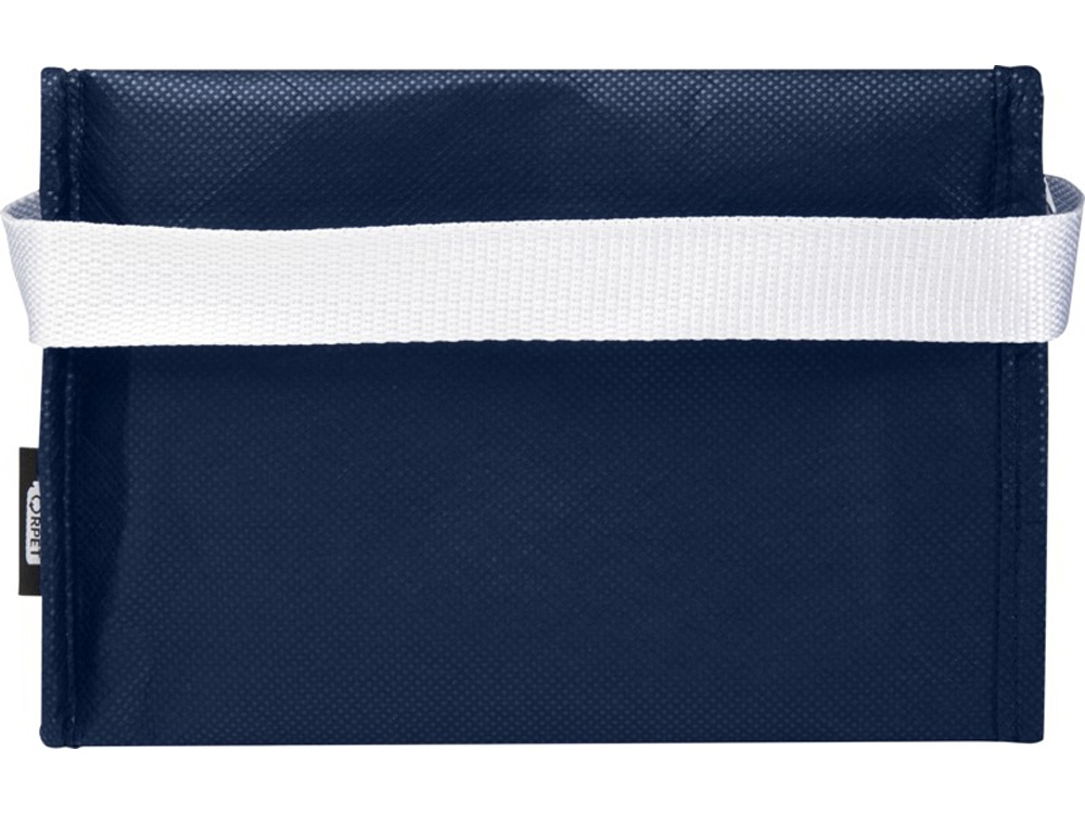 Spectrum нетканая сумка-холодильник, 4 л, на 6 банок, из переработанных материалов, синий navy — изображение 3