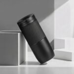 Герметичная вакуумная термокружка Pillar,550 мл, черный