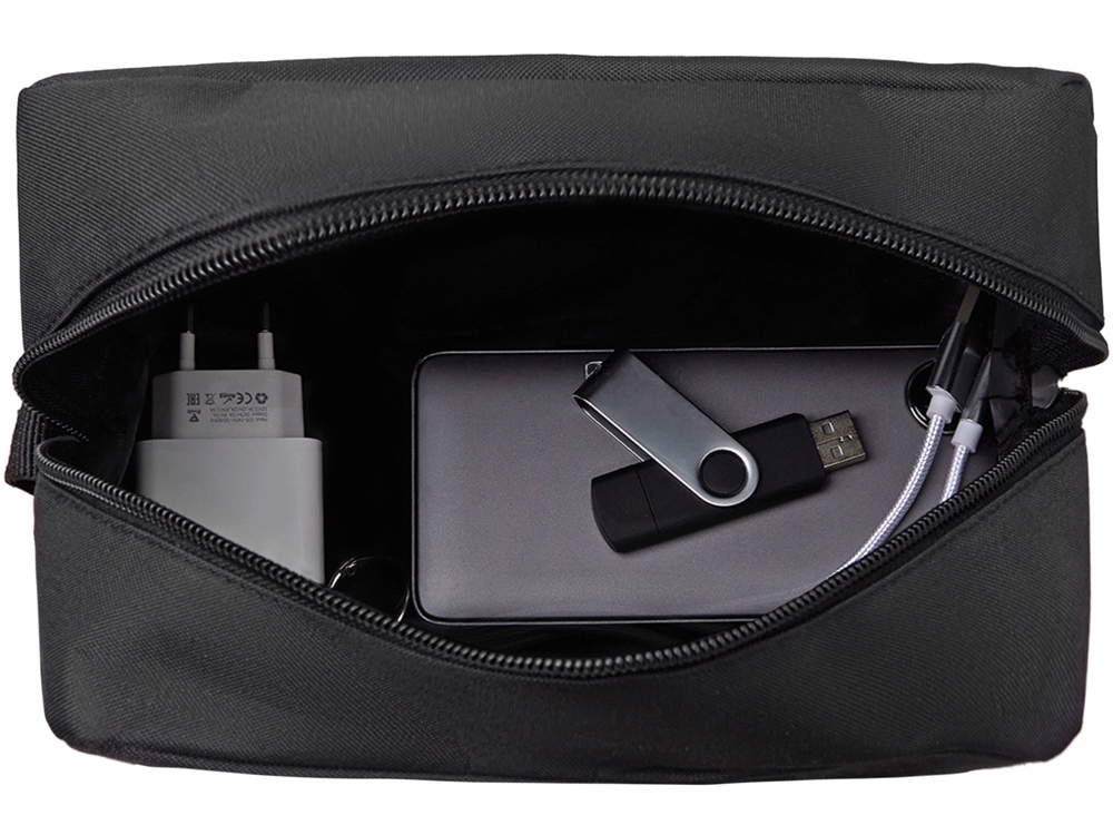 Органайзер для электроники и проводов Carriage, черный — изображение 2