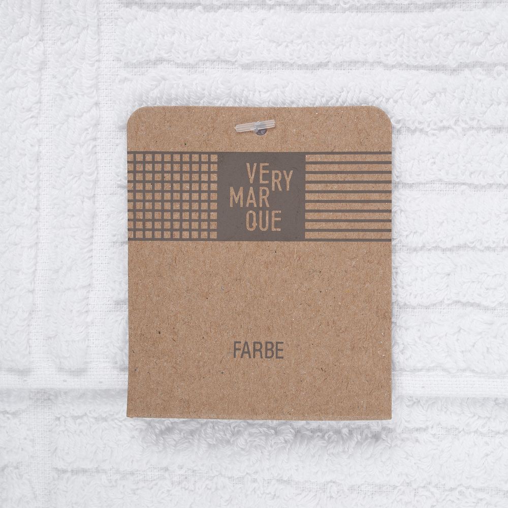 Полотенце Farbe, большое, белое — изображение 5