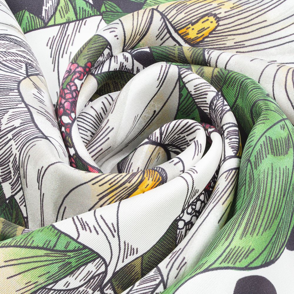 Платок шелковый Delicate, каллы — изображение 4