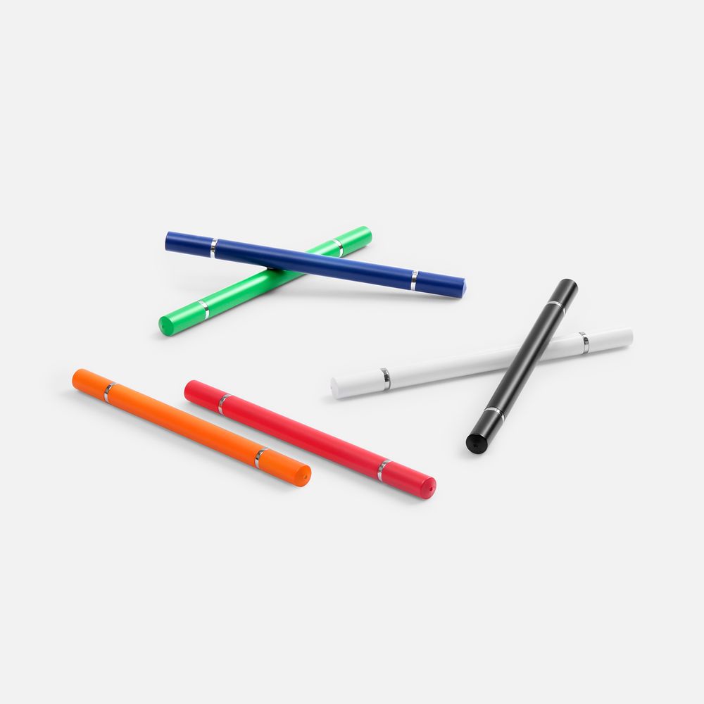 Ручка шариковая и вечный карандаш Diptych, белая — изображение 6