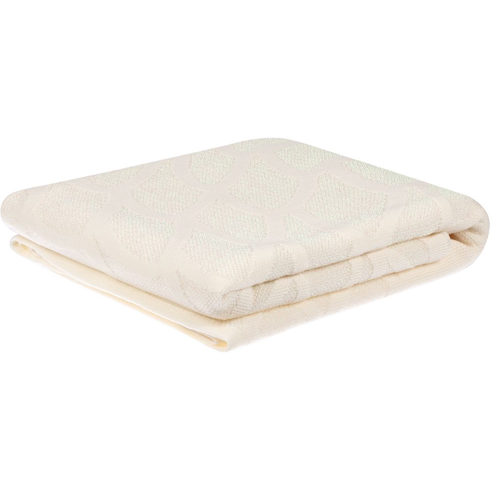 Плед Serpentica, молочный с люрексом — изображение 5