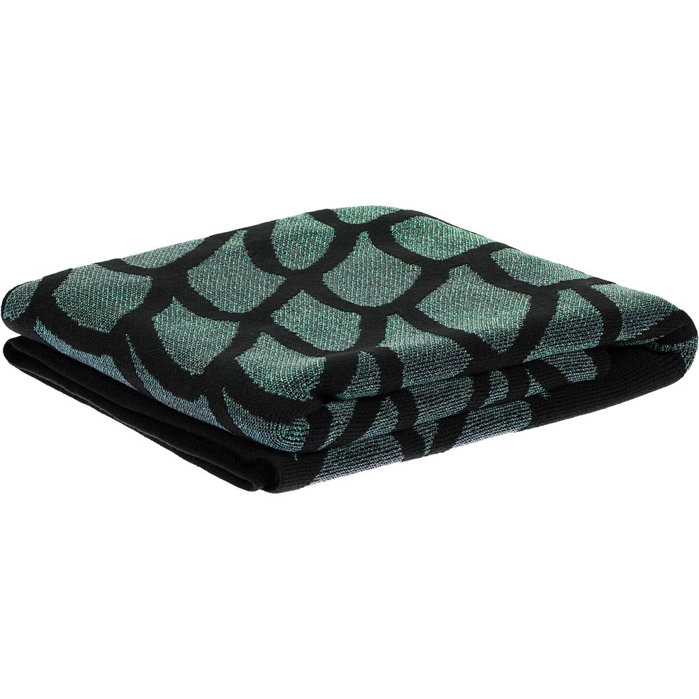 Плед Serpentica, черный с люрексом — изображение 5