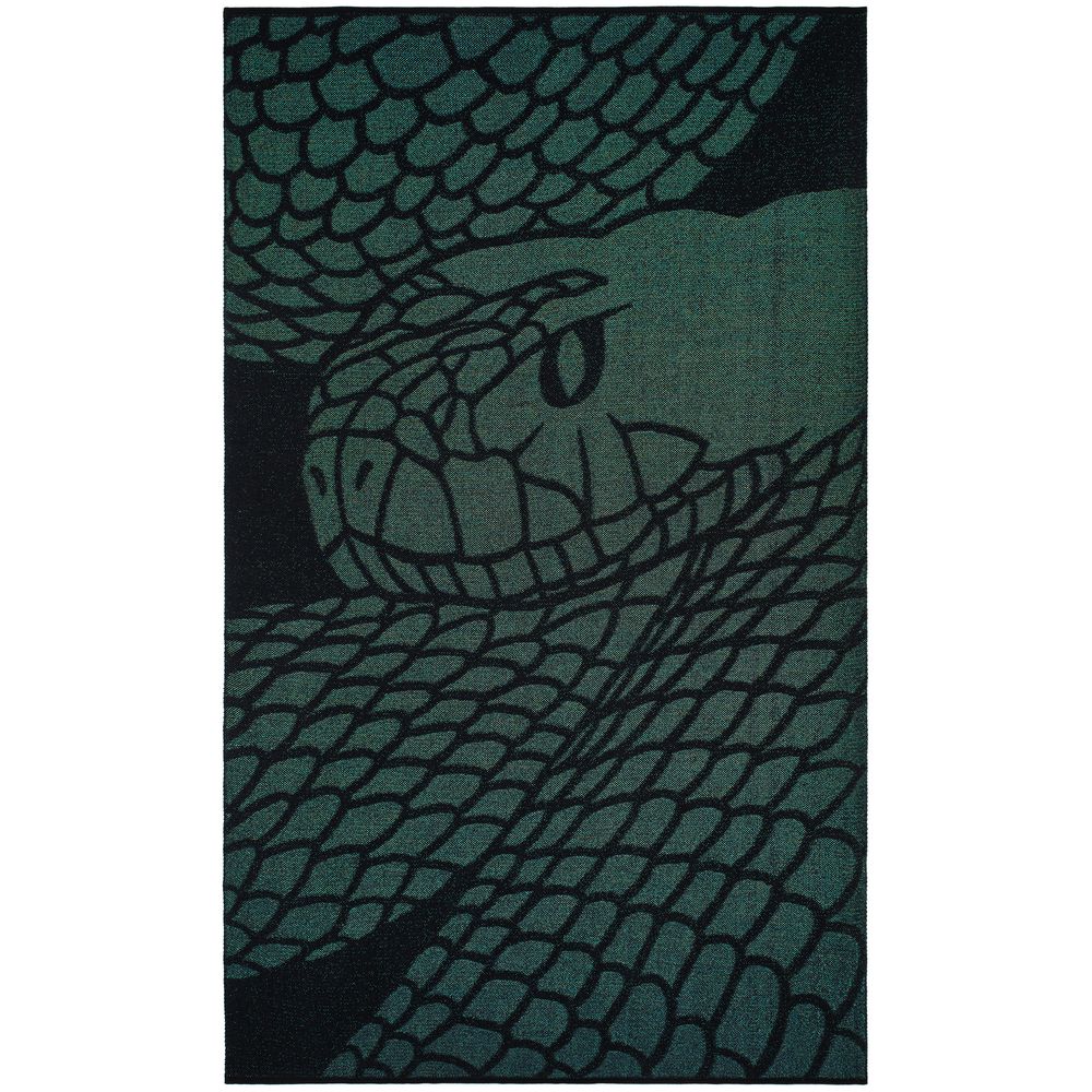 Плед Serpentica, черный с люрексом — изображение 3