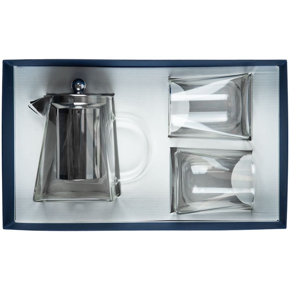 Чайный набор Quadroni в темно-синей коробке — изображение 8