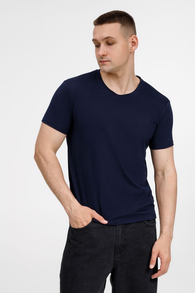 Футболка унисекс Senti, темно-синяя