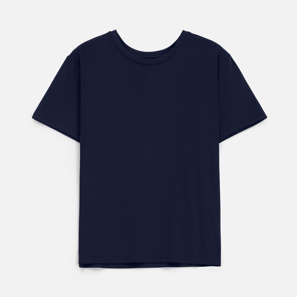 Футболка унисекс Senti, темно-синяя — изображение 2