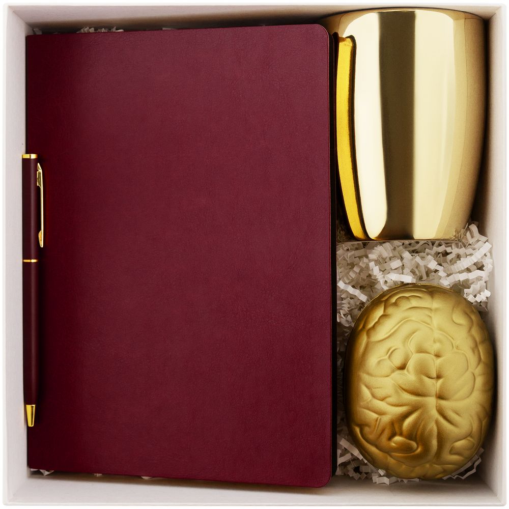 Набор Think Big, бордовый с золотистым — изображение 2