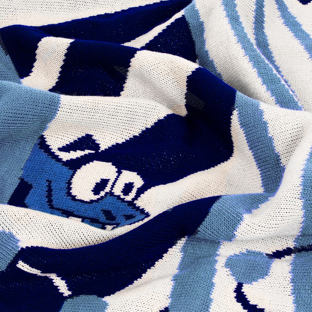 Плед Snake Your Body, синий — изображение 3