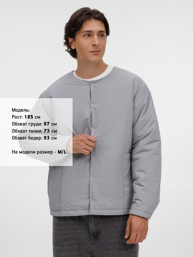 Куртка унисекс Veter, серая — изображение 9