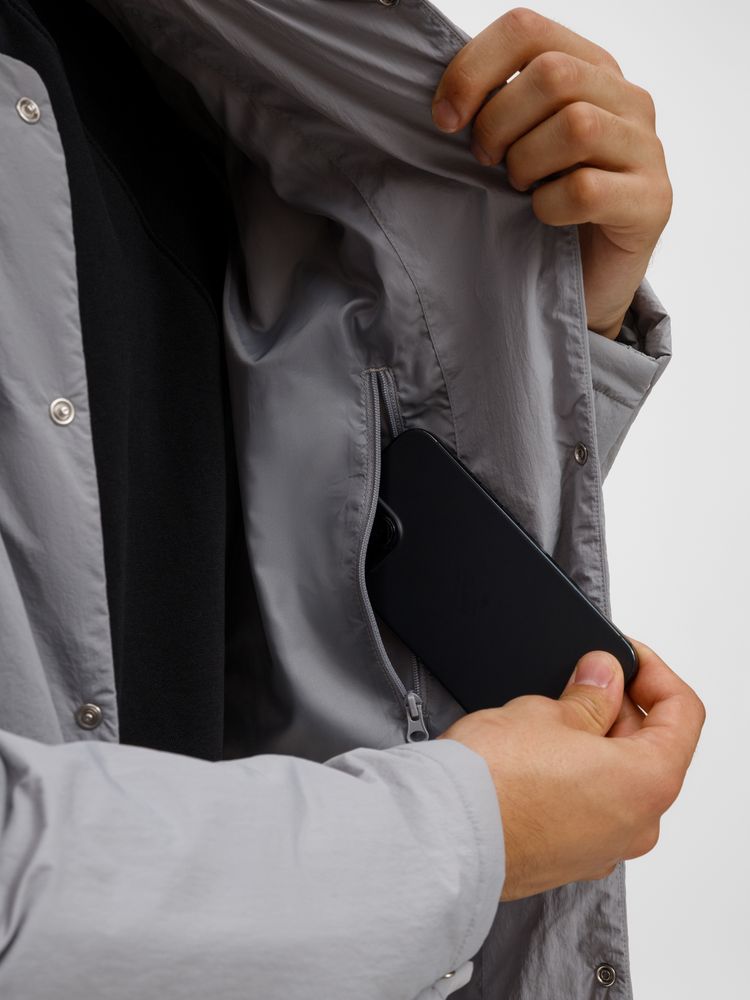 Куртка унисекс Veter, серая — изображение 12