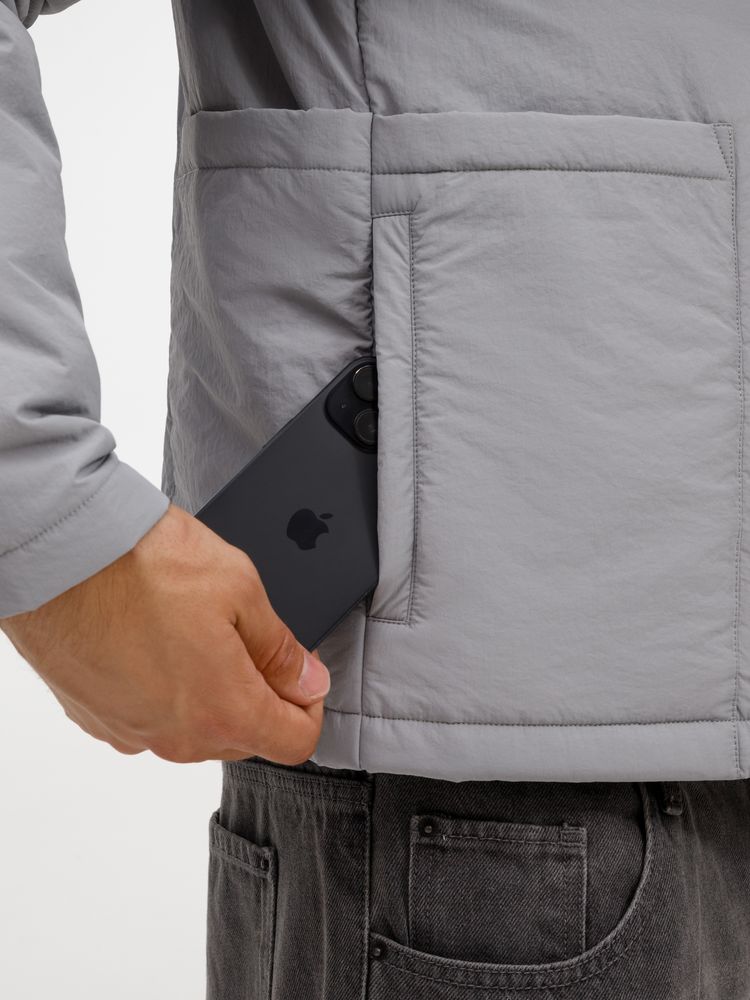 Куртка унисекс Veter, серая — изображение 13