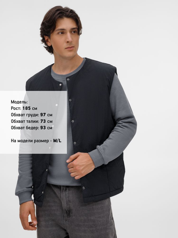 Жилет унисекс Veter, черный — изображение 9