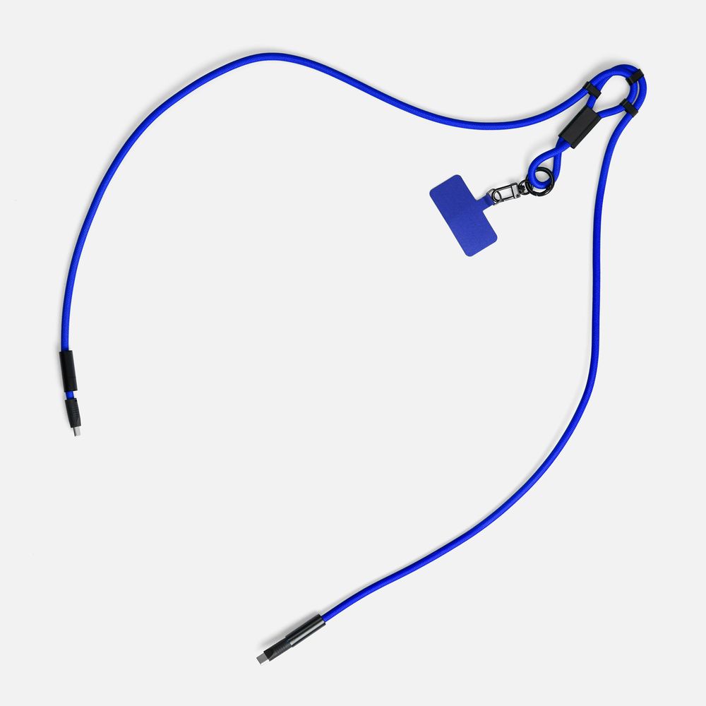 Кабель-ланьярд energyFlex Power Delivery 60 Вт, темно-синий — изображение 3