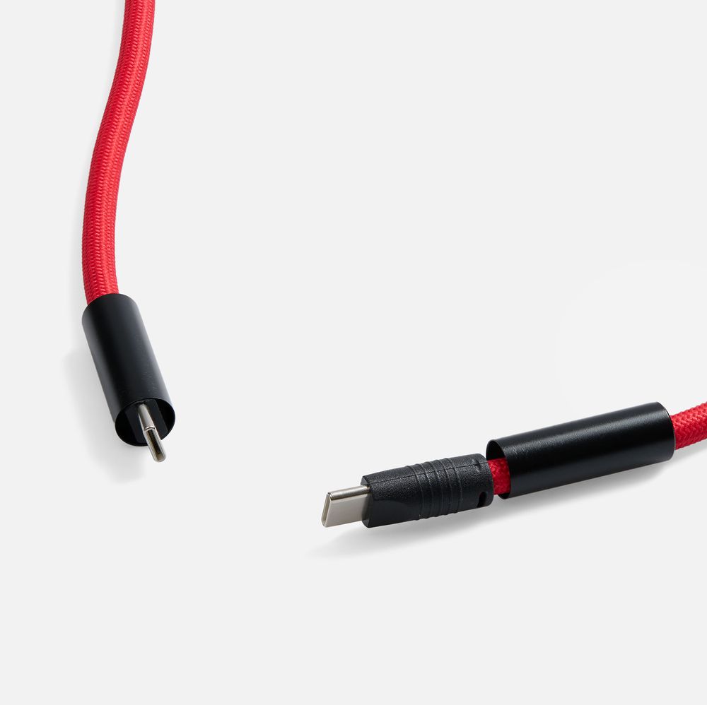 Кабель-ланьярд energyFlex Power Delivery 60 Вт, красный — изображение 4
