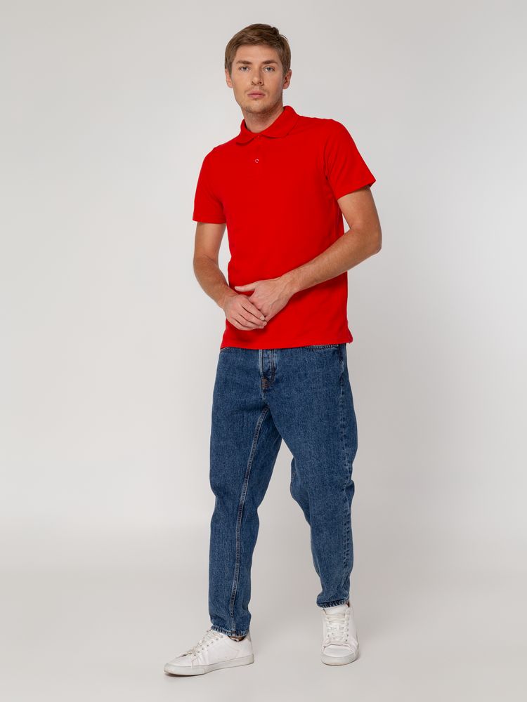 Рубашка поло мужская Virma Light, красная — изображение 9