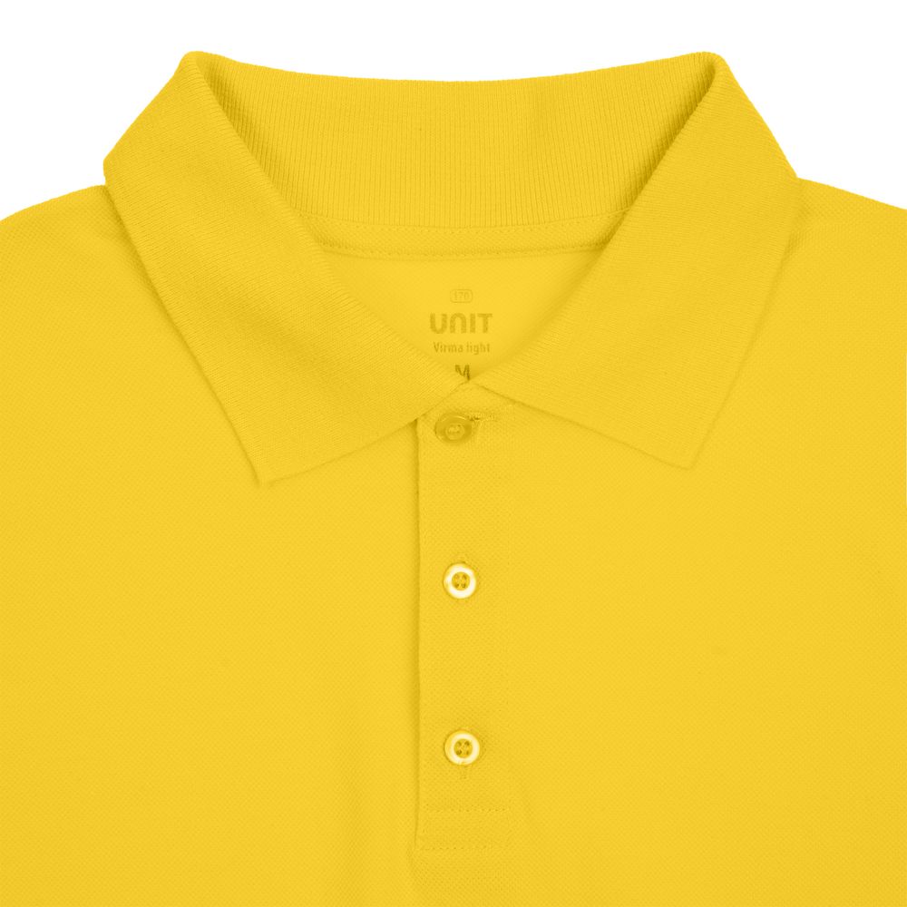 Рубашка поло мужская Virma Light, желтая — изображение 3