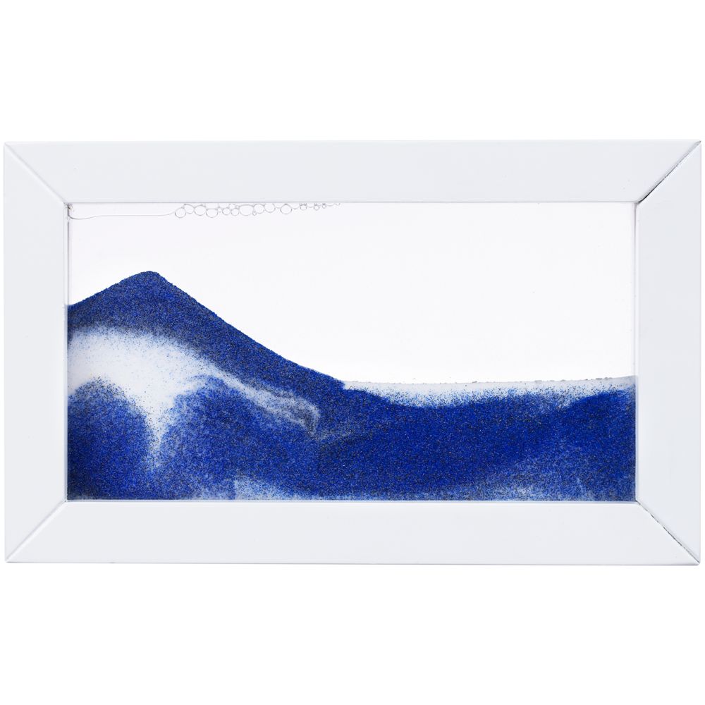 Песочная картина-антистресс Zenscape, белая с синим — изображение 2