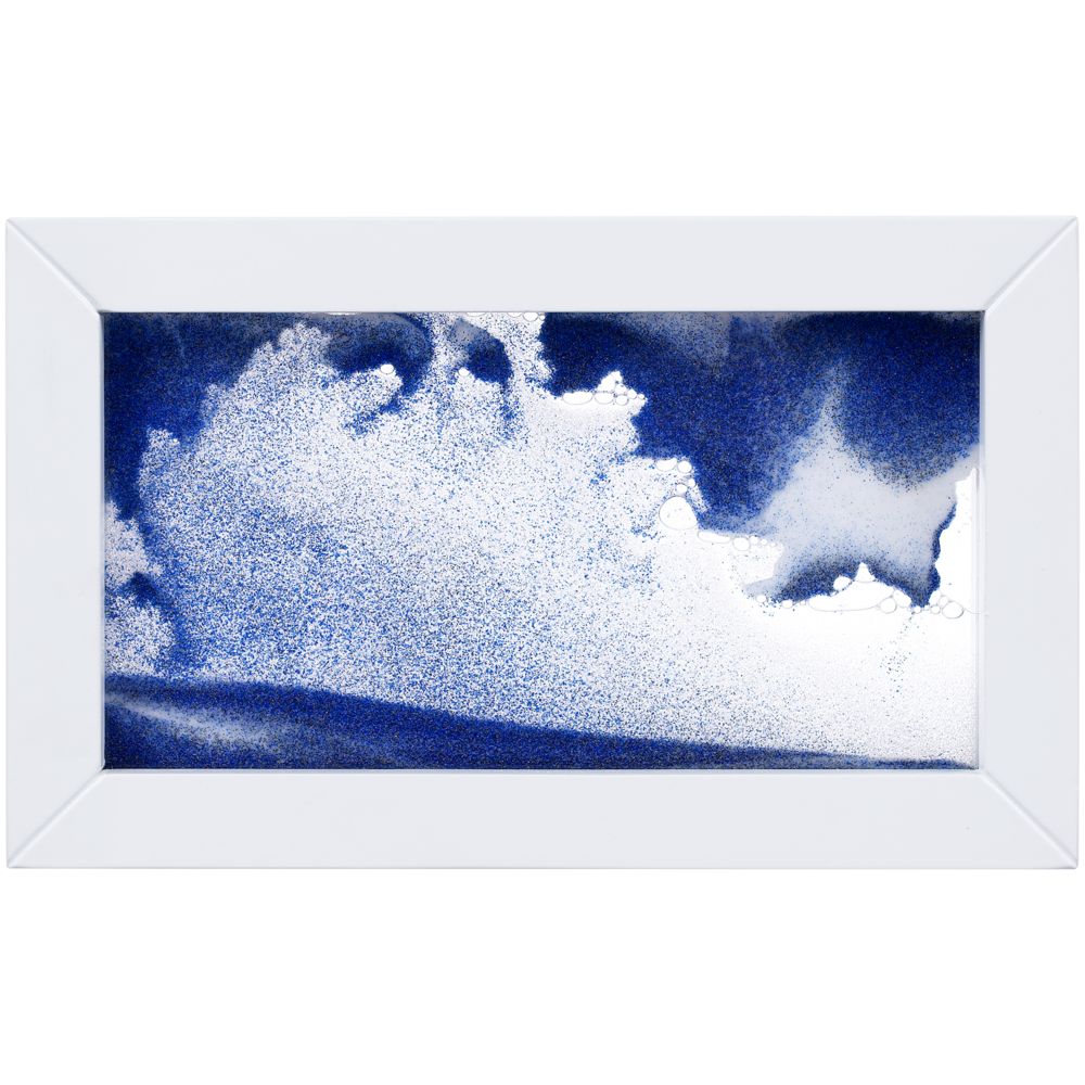 Песочная картина-антистресс Zenscape, белая с синим — изображение 3